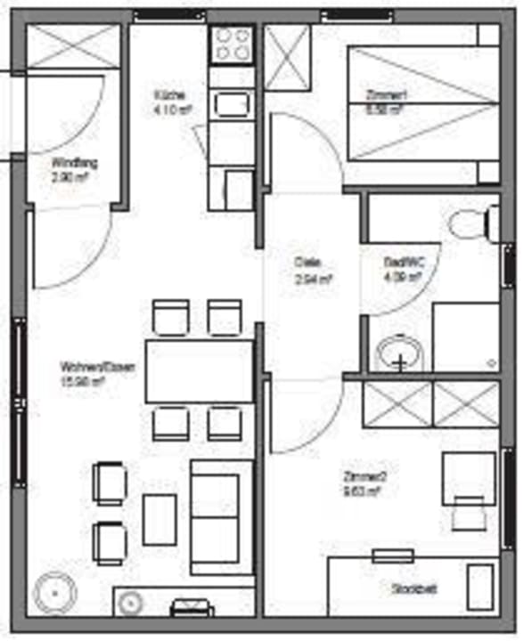 4 Personen Haus 2 Chiemgau Resort Siegsdorf