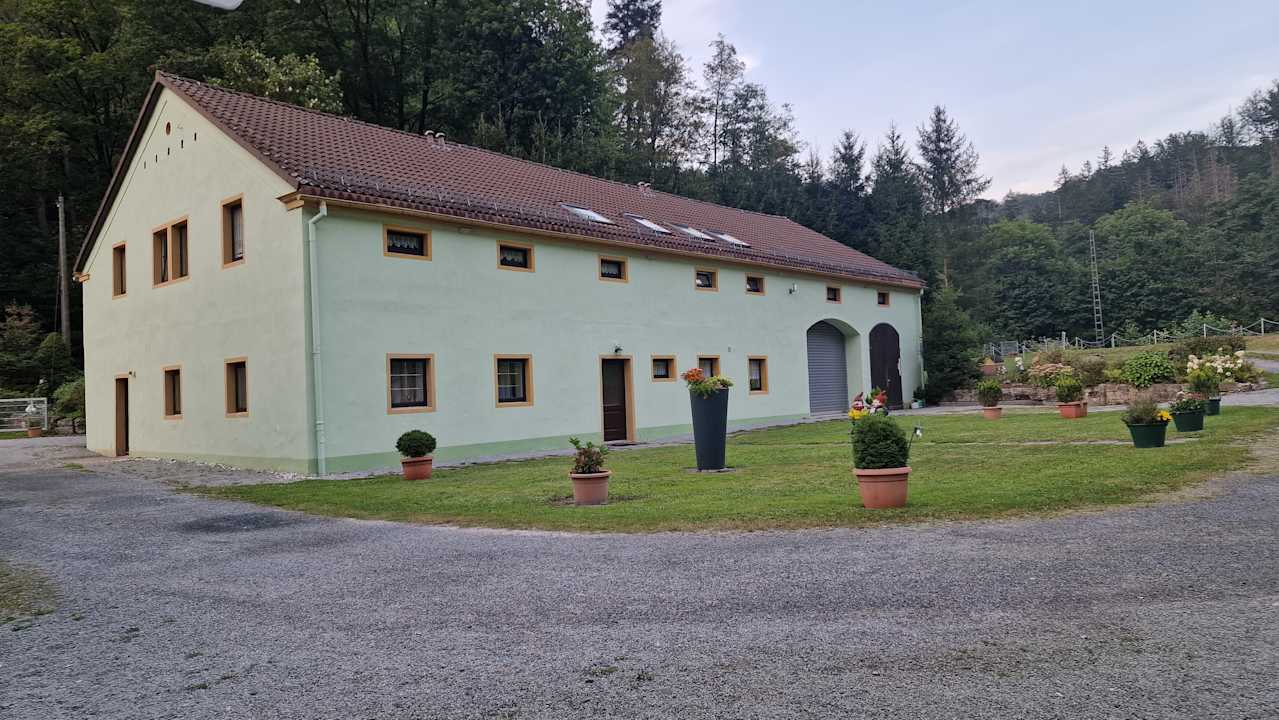 Außenansicht Pension Mittelndorfer Mühle