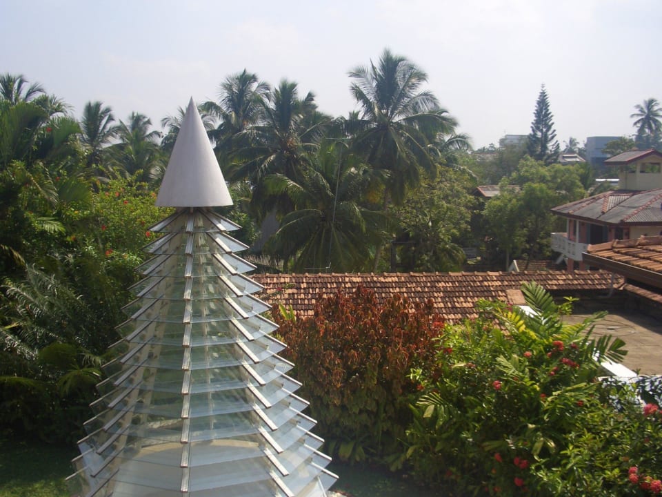Blick vom 3.Stock des Hotels Hotel Lanka Princess Ayurveda