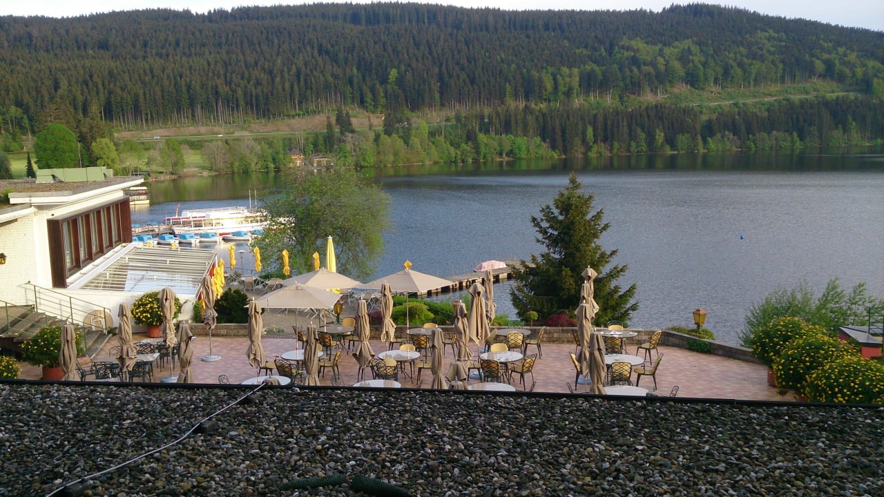 Blick vom Balkon Treschers Schwarzwald Hotel