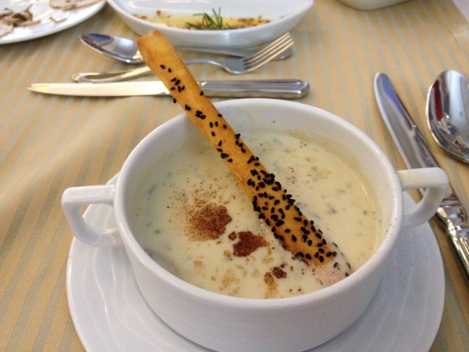 Vorsuppe im Ital. Restaurant Adalya Ocean Deluxe