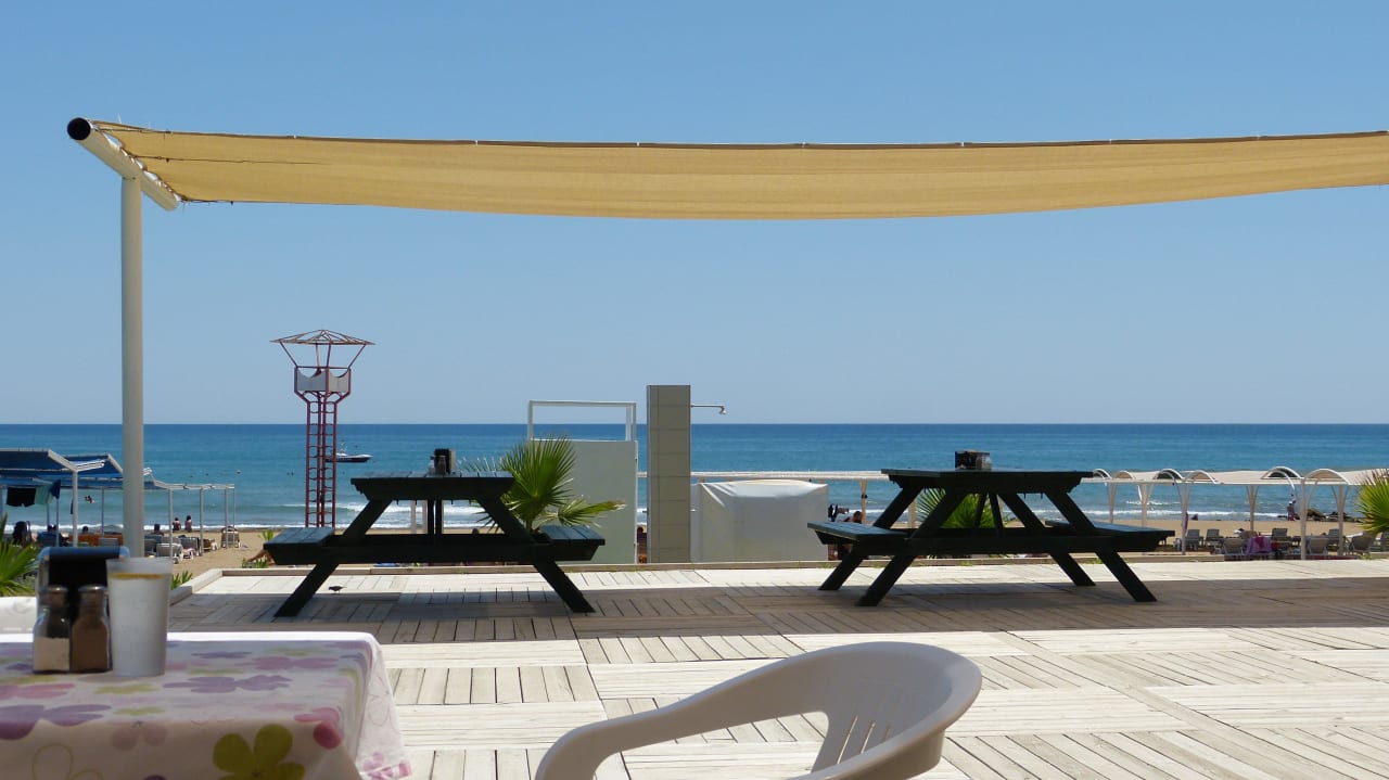 An der Strandbar Silver Hotel