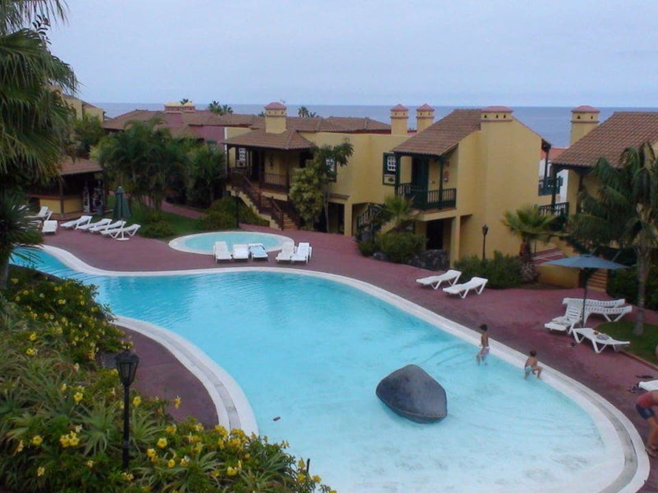 Blick vom Balkon Apartamentos Oasis San Antonio
