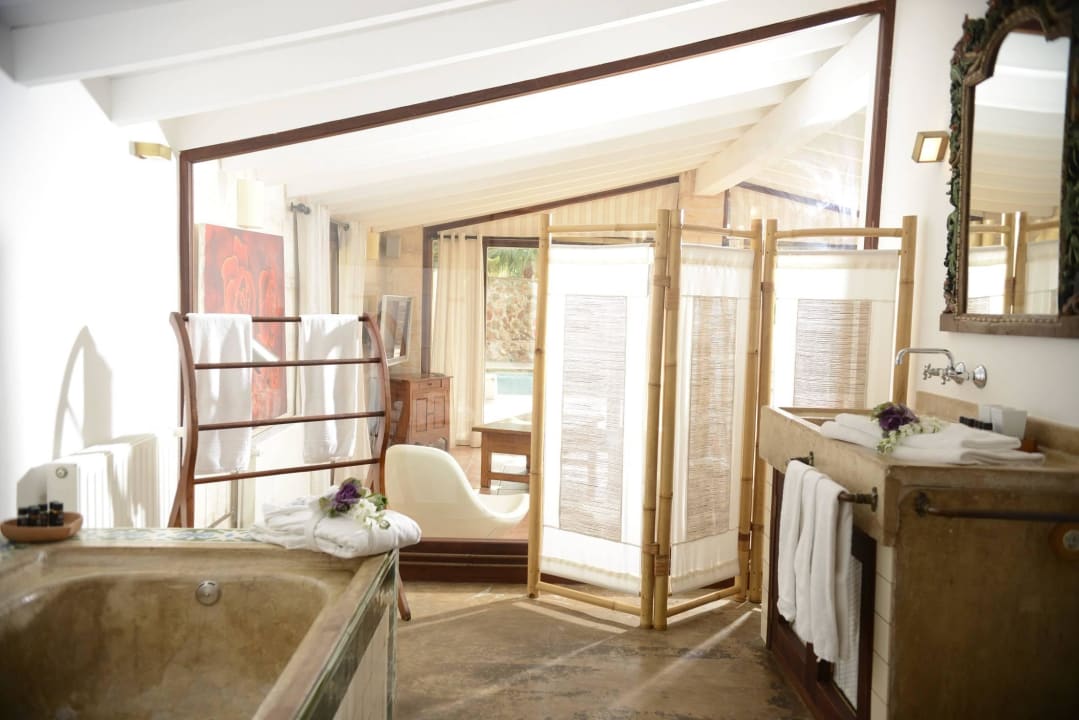 Badezimmer Suite Amapola Finca Amapola - Agrotourismus Hotel