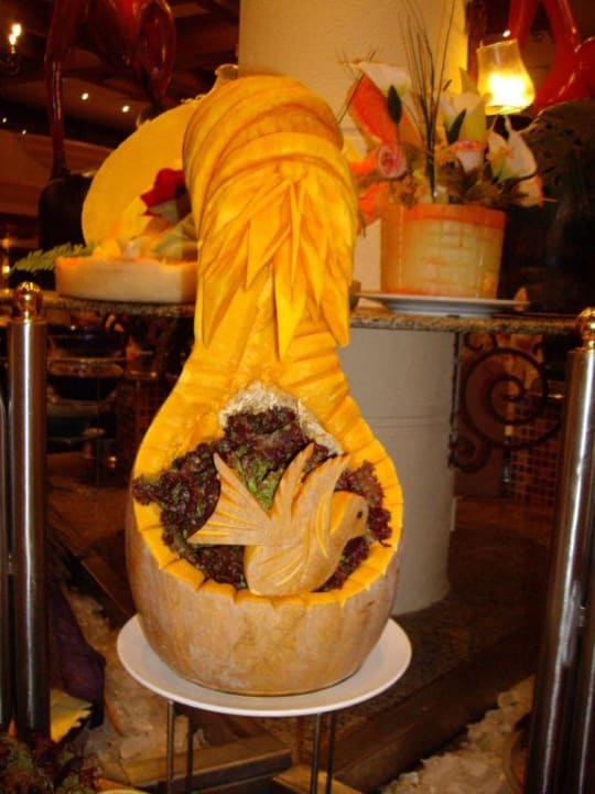 Schöne Dekoration beim Abendessen Pickalbatros Dana Beach Resort - Hurghada