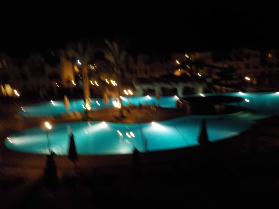 Pool bei Nacht Stella Garden Resort & Spa, Makadi Bay