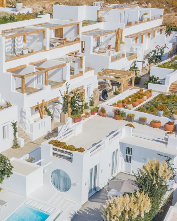 Außenansicht Nammos Hotel Mykonos