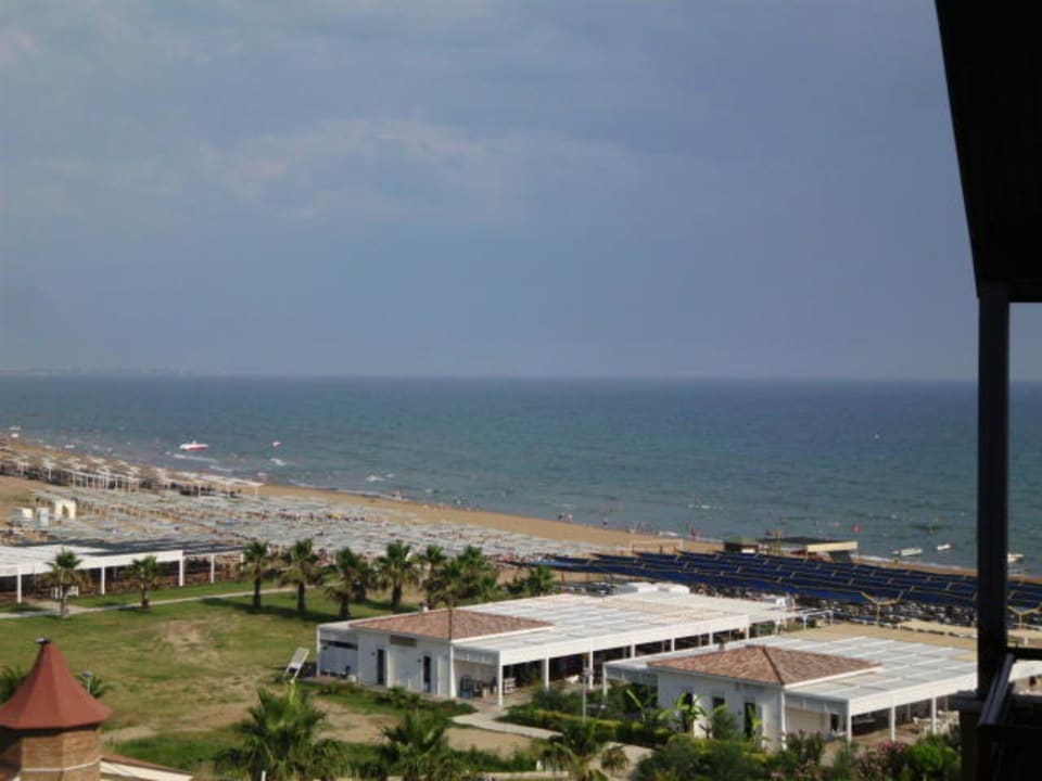 Das Meer von unserem Zimmer aus Bella Resort & Spa