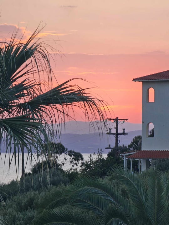 Ausblick Akrathos Beach Hotel