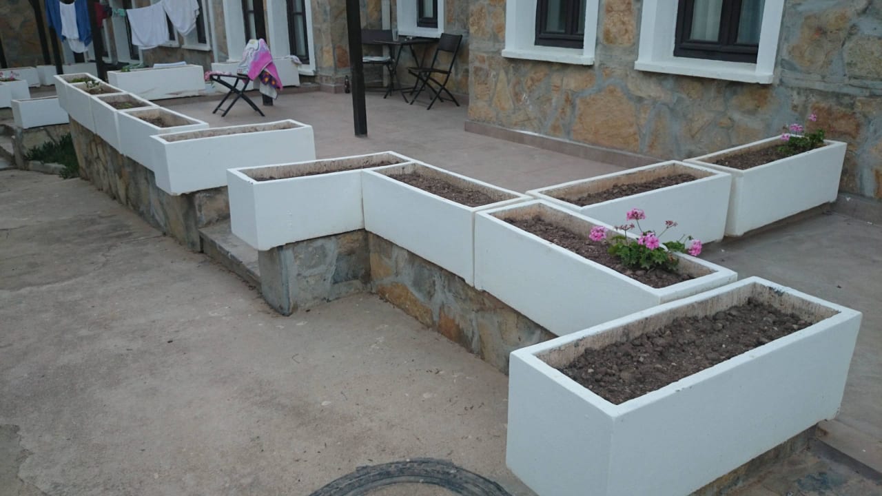 Piękna zieleń w doniczkach Bodrum Park Resort