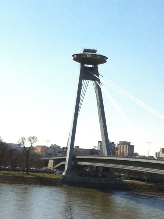 Ausblick auf die Flussseite Park Inn by Radisson Danube, Bratislava Hotel
