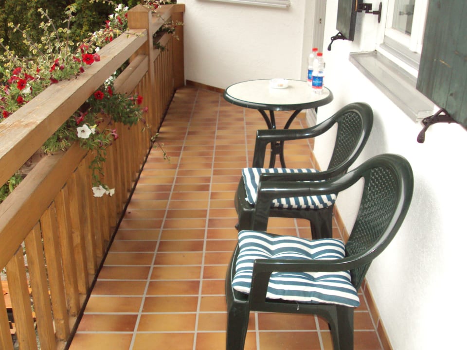 Möblierter Balkon Berghotel Hammersbach