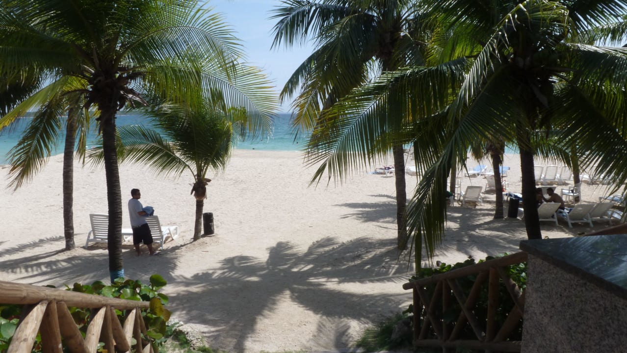 Blick von der Strandbar aus Decameron Baru