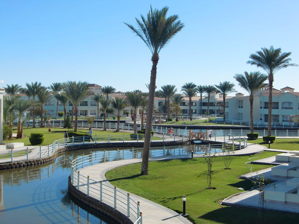 Blick aus unserem Zimmer vom Balkon Pickalbatros Dana Beach Resort - Hurghada