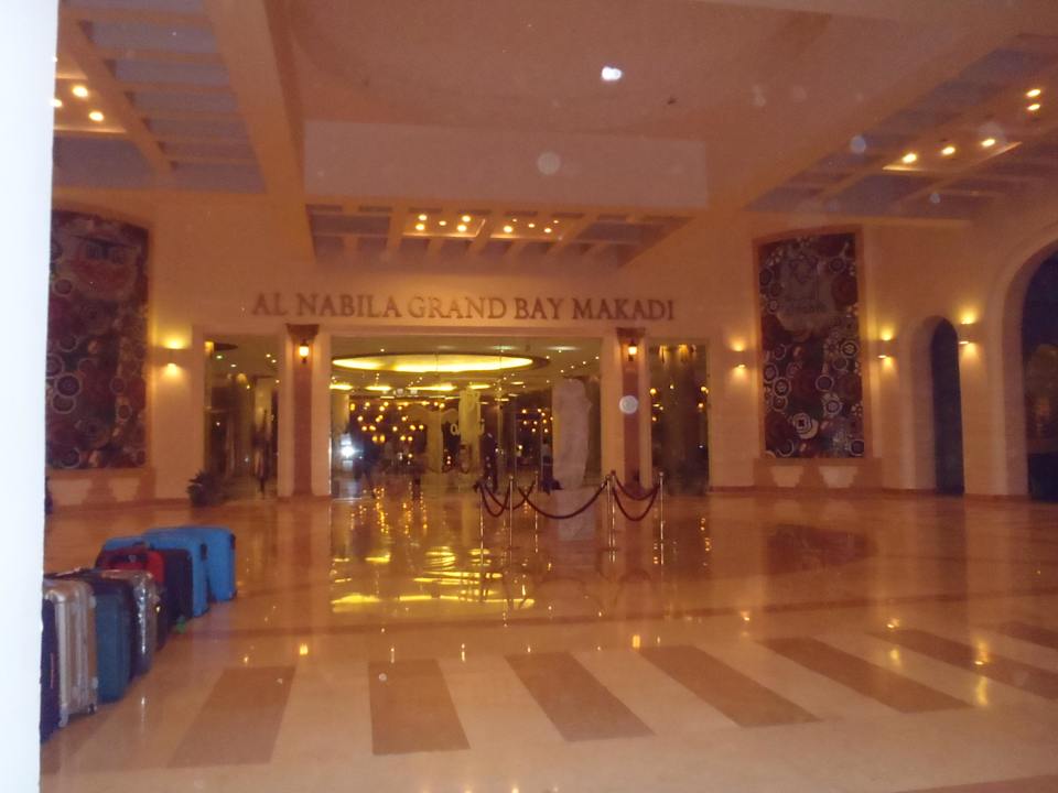 Hlavní vchod do hotelu Siva Golden Bay Makadi