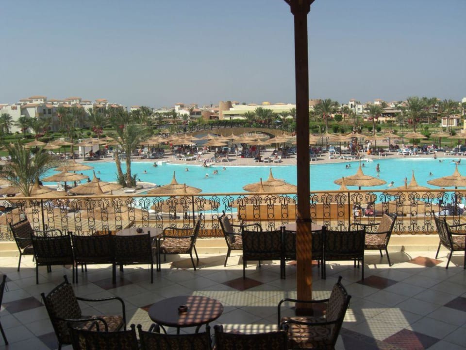 Ausblick auf die Anlage Pickalbatros Dana Beach Resort - Hurghada