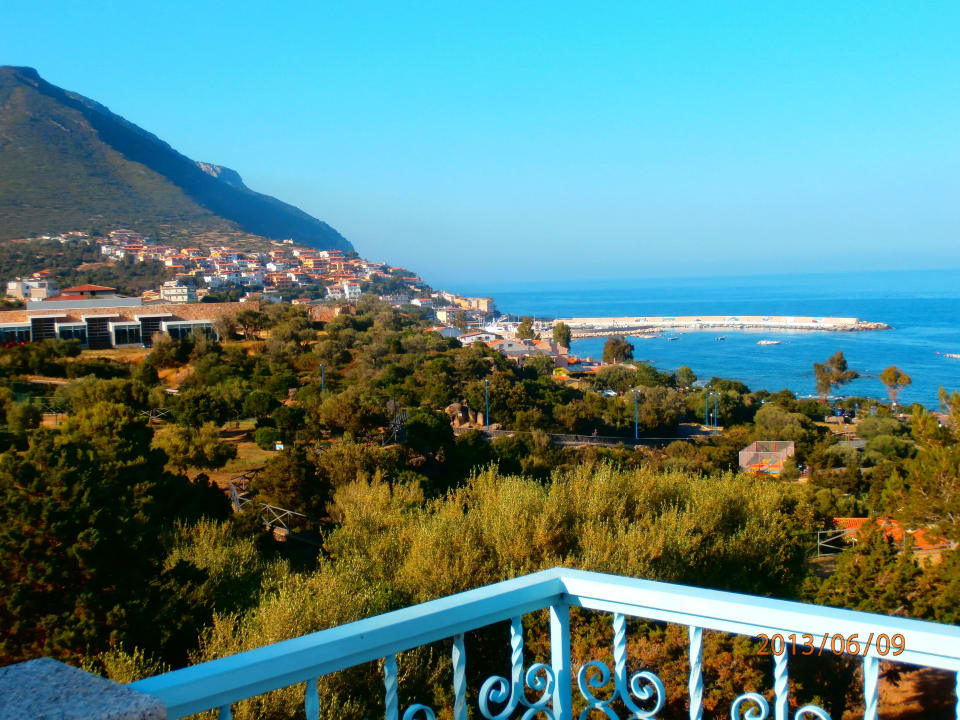 Blick von der Terrasse auf Cala Gonone Club Esse Palmasera