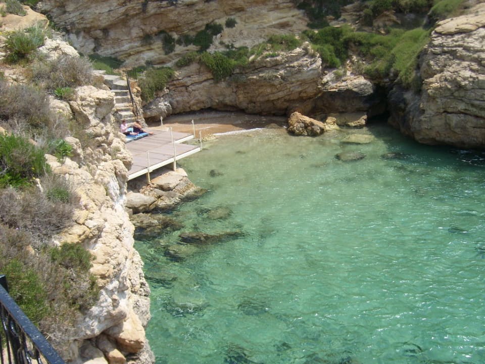 Kleine Badebucht mit Sonnenterrasse Club Resort Atlantis