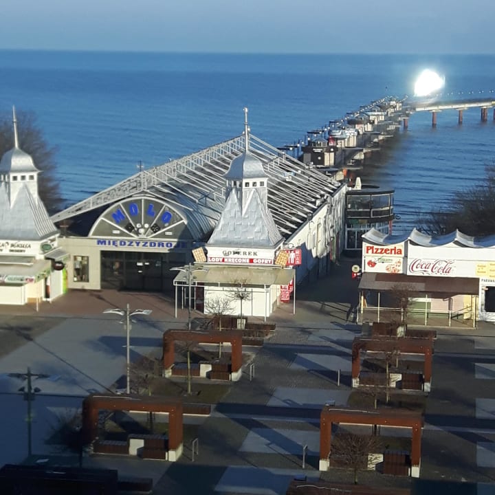 Seebrücke vom Zimmer aus Hotel Aurora Family & SPA
