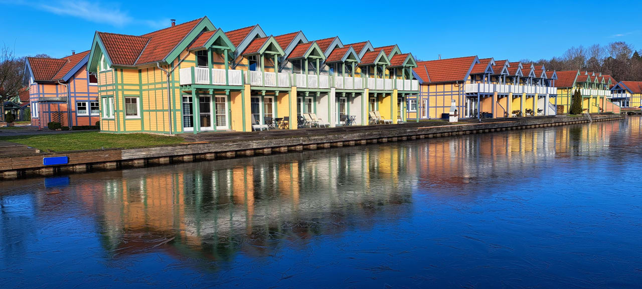 Außenansicht Precise Resort Hafendorf Rheinsberg