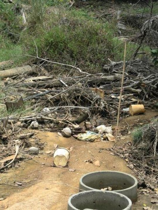 Zufluss ins Meer Panviman Resort Koh Phangan