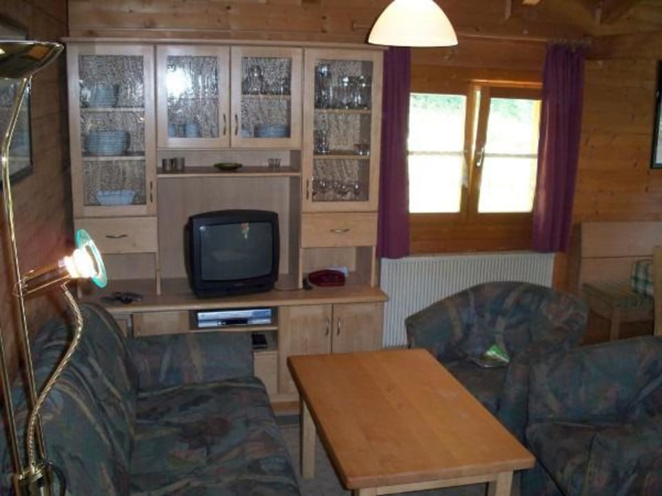 Wohnbereich im Haus 10 Blockhaus Hedwig
