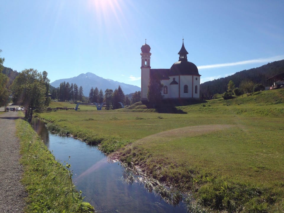 View from the terrace of the hotel Hotel Wetterstein
