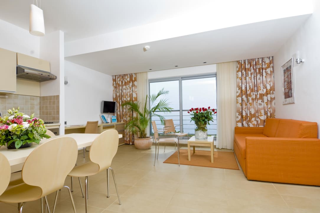 Kitchen and living room in apartment Maistra Select Belvedere Resort