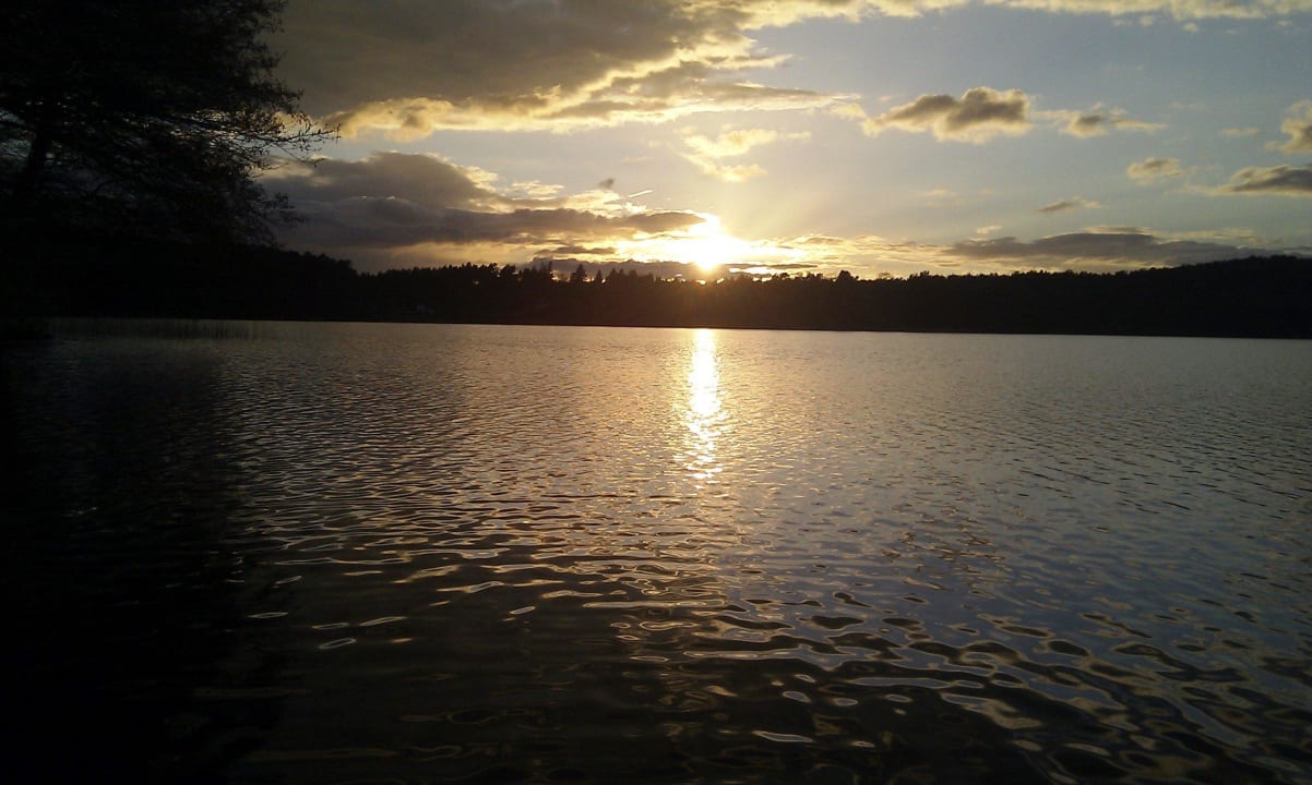 Sonnenuntergang über'm Wurlsee Seehotel Lindenhof
