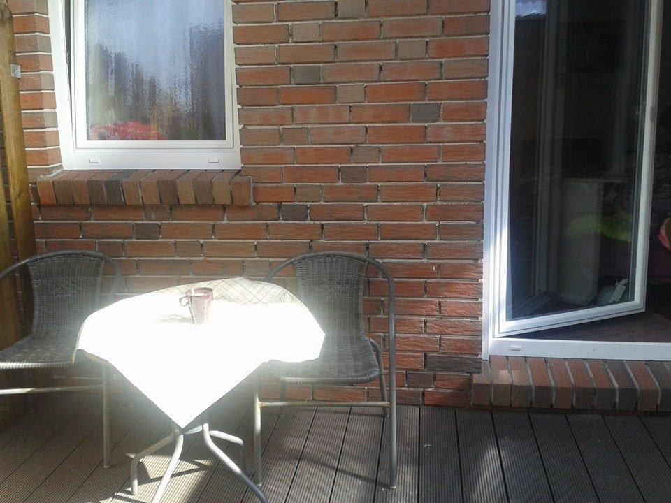 Terrasse Pension Kirschblüte