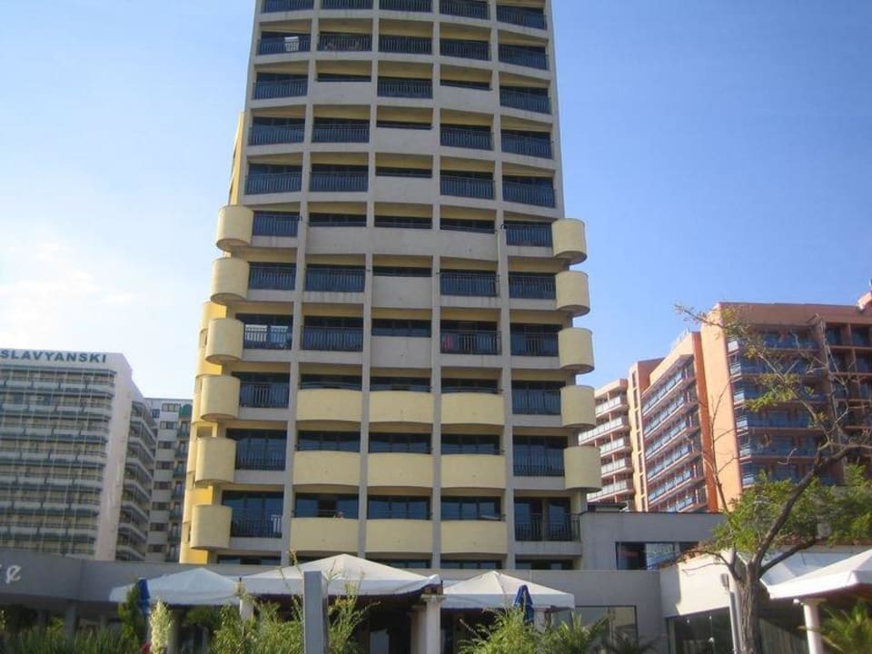 Blick von der Strandseite Sentido Bellevue Beach