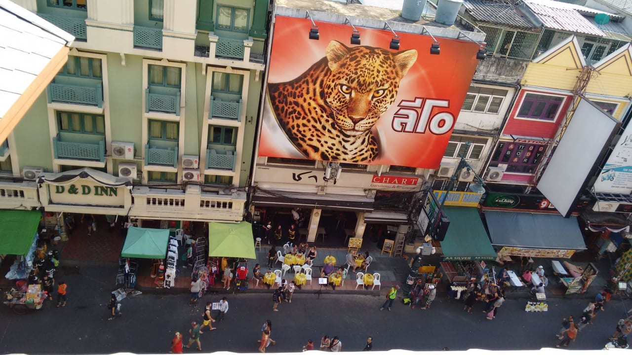 Ausblick von der Dachterrasse Dang Derm Hotel