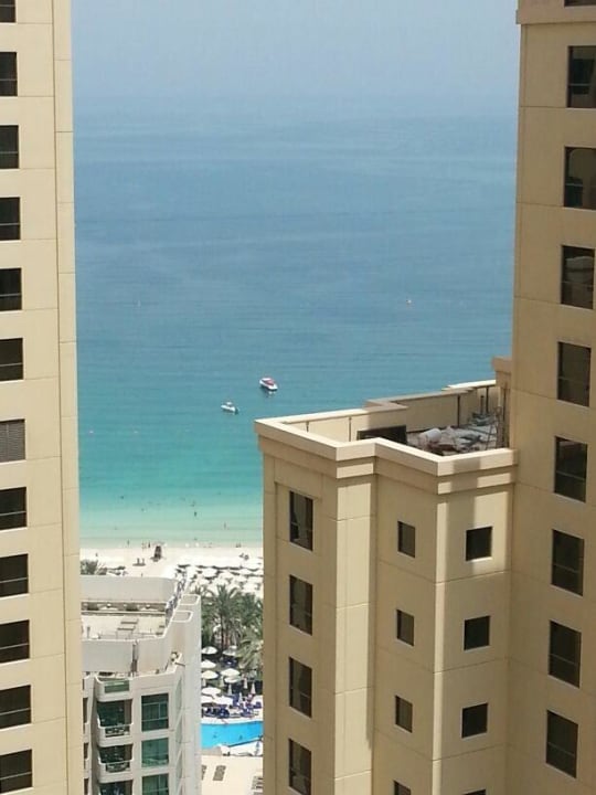 Blick vom Balkon 23. Etage Delta Hotels by Marriott Jumeirah Beach
