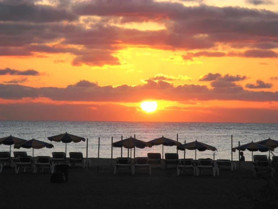 Blick Terrasse zum Meer Hotel Las Costas