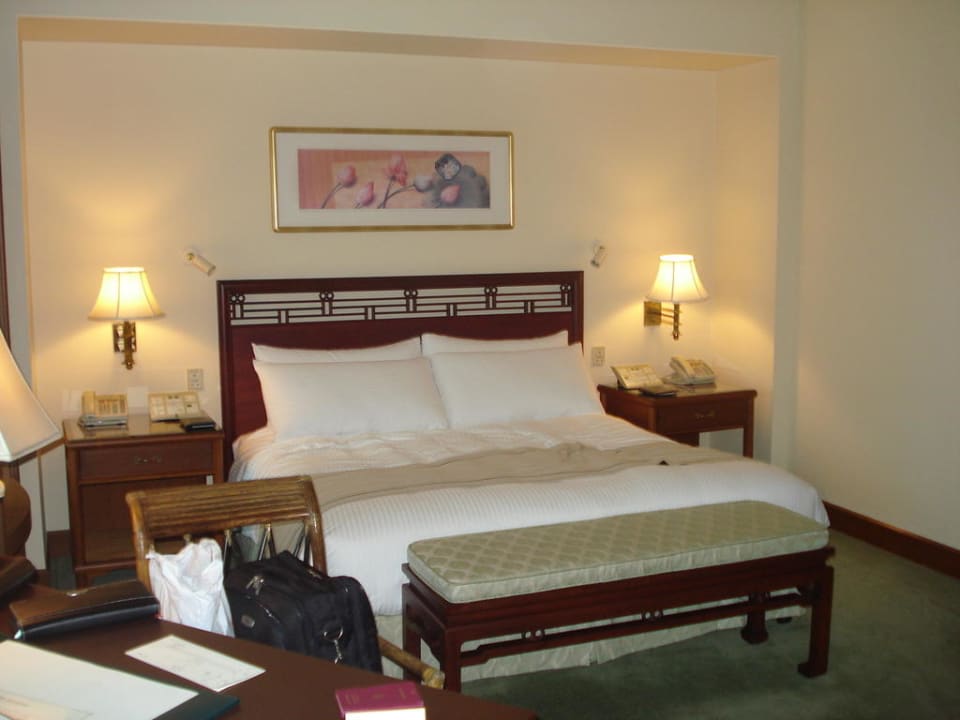 Bequemes Doppelbett Hotel The Peninsula Bangkok