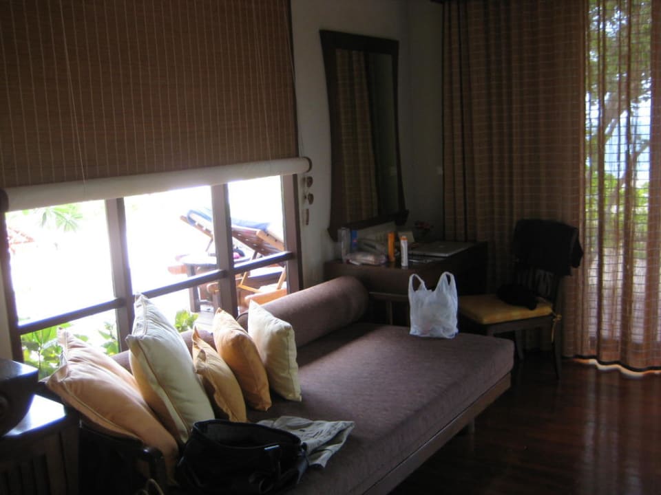 Tagesbett im Schlafzimmer Hotel Pimalai Resort & Spa