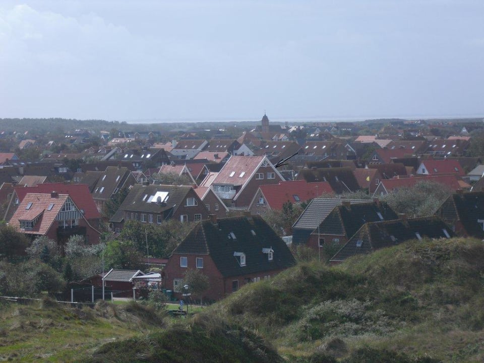 Blick von der Apfelsinenkiste zum Hotel Hotel Norderriff