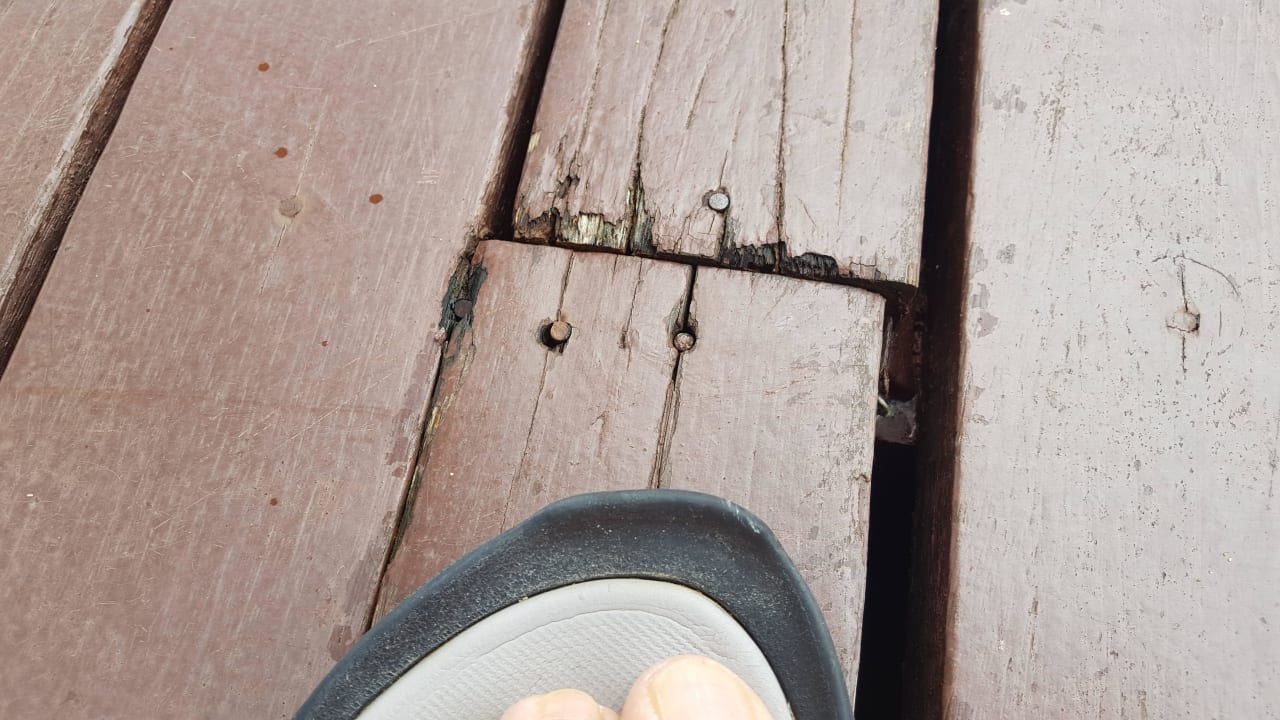 Sehr gefährlich beim barfußlaufen Khaolak Laguna Resort