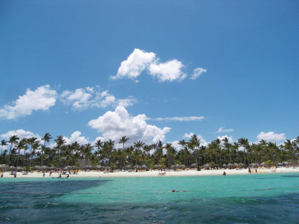 Hotel-Strand vom Meer aus gesehen Catalonia Punta Cana - All Inclusive