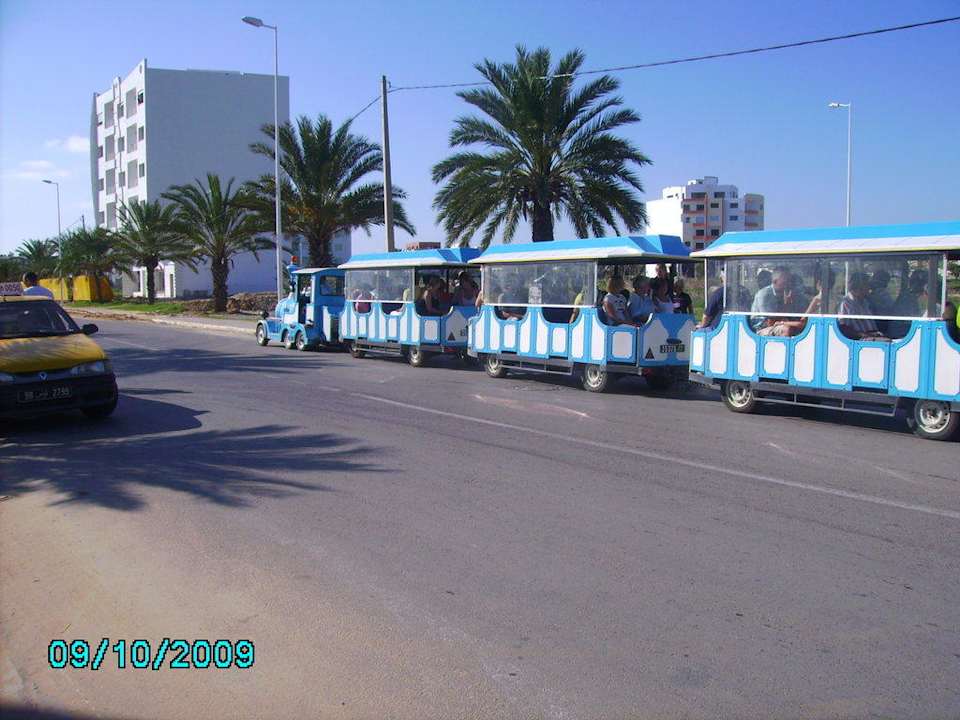 Die Bimmelbahn nach Mahdia Hotel El Mouradi Cap Mahdia