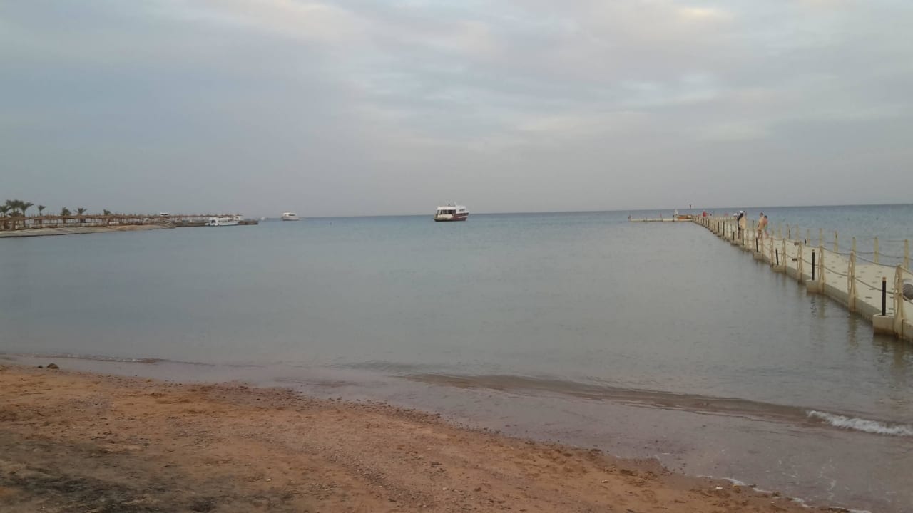 Unser Strand und Steg  Pickalbatros Palace Resort