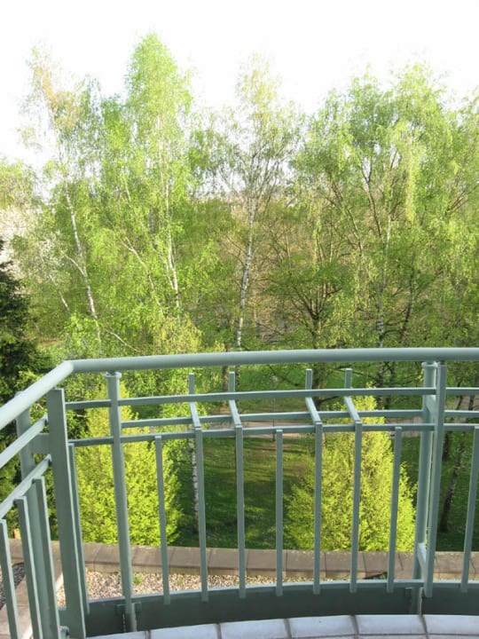 Blick vom Balkon Hotel Parc Belair