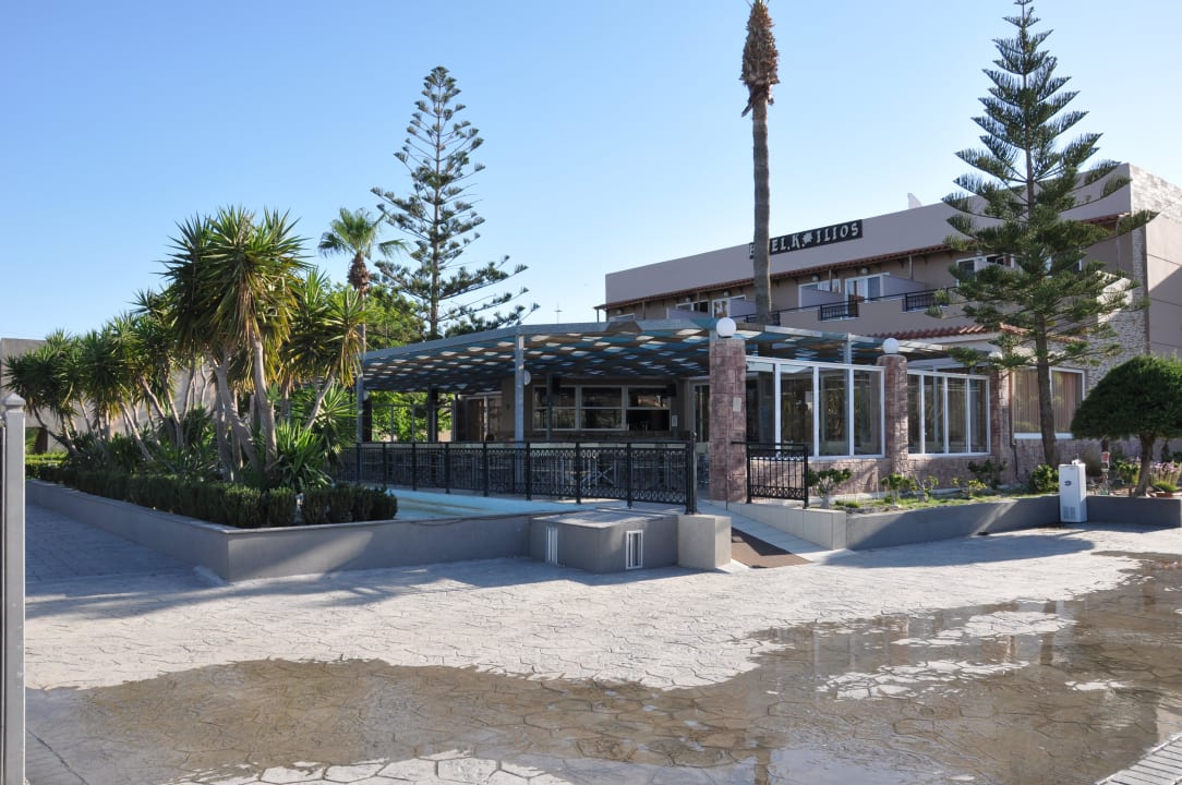 Lobbybar von außen Ilios K Village Resort