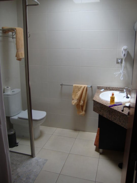 Bad im Studio HL Miraflor Suites Hotel