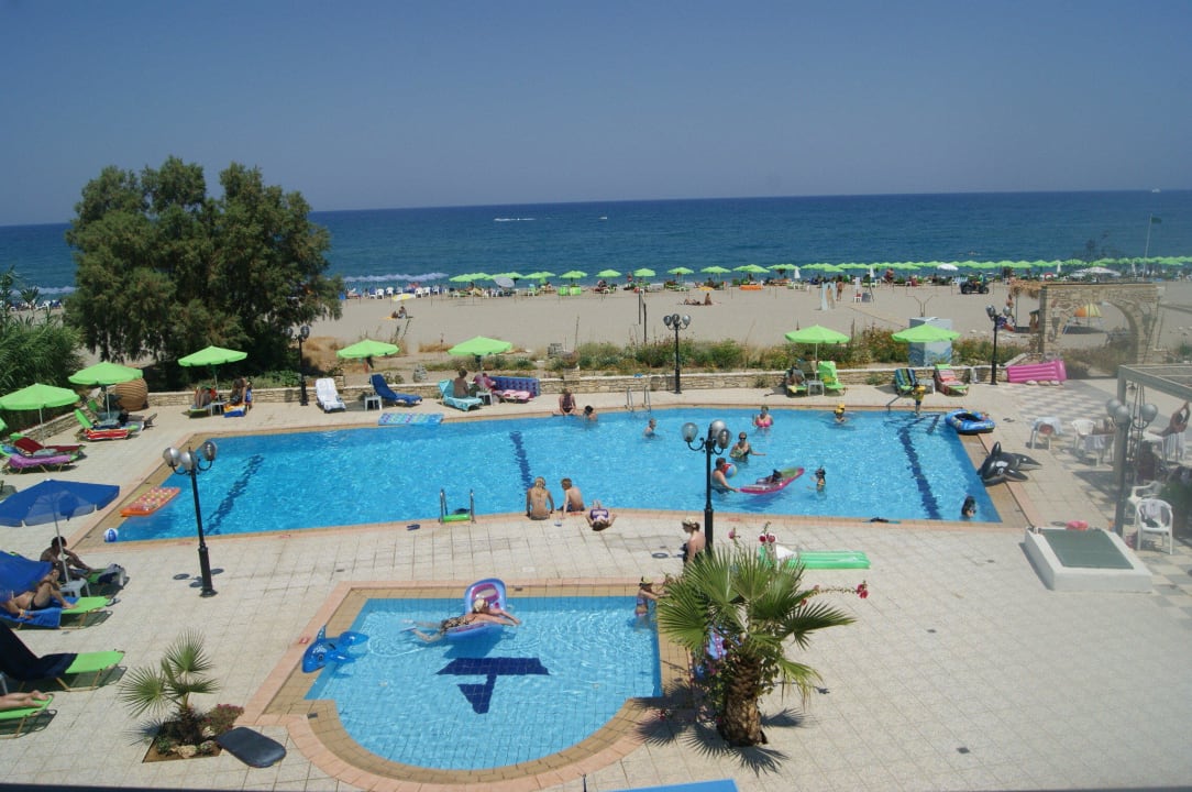 Meerblick vom Zimmer 110 Golden Beach Rethymnon