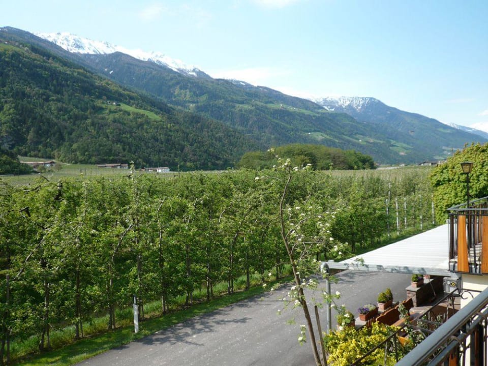 Blick vom Balkon Hotel Untermelz