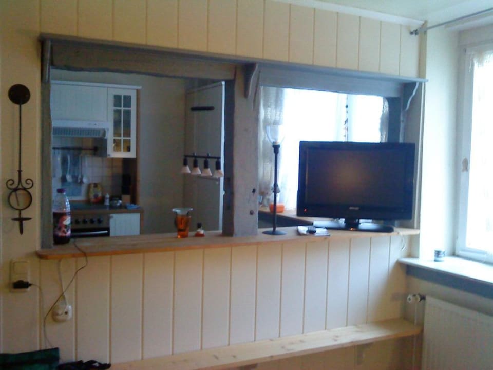 Raumteiler zw. Küche und Bett Haus Auf Dem Meere