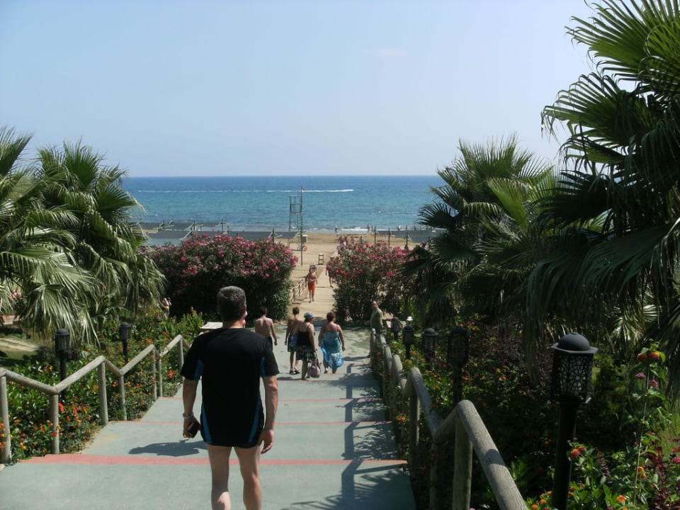 Treppe zum Strand Trendy Aspendos Beach Hotel