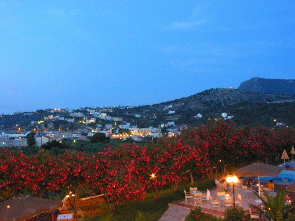Hotel Almirida bay Plaka in the background Almyrida Village & Waterpark