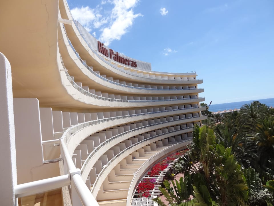 Hotelansicht vom Balkon aus Hotel Riu Palace Palmeras